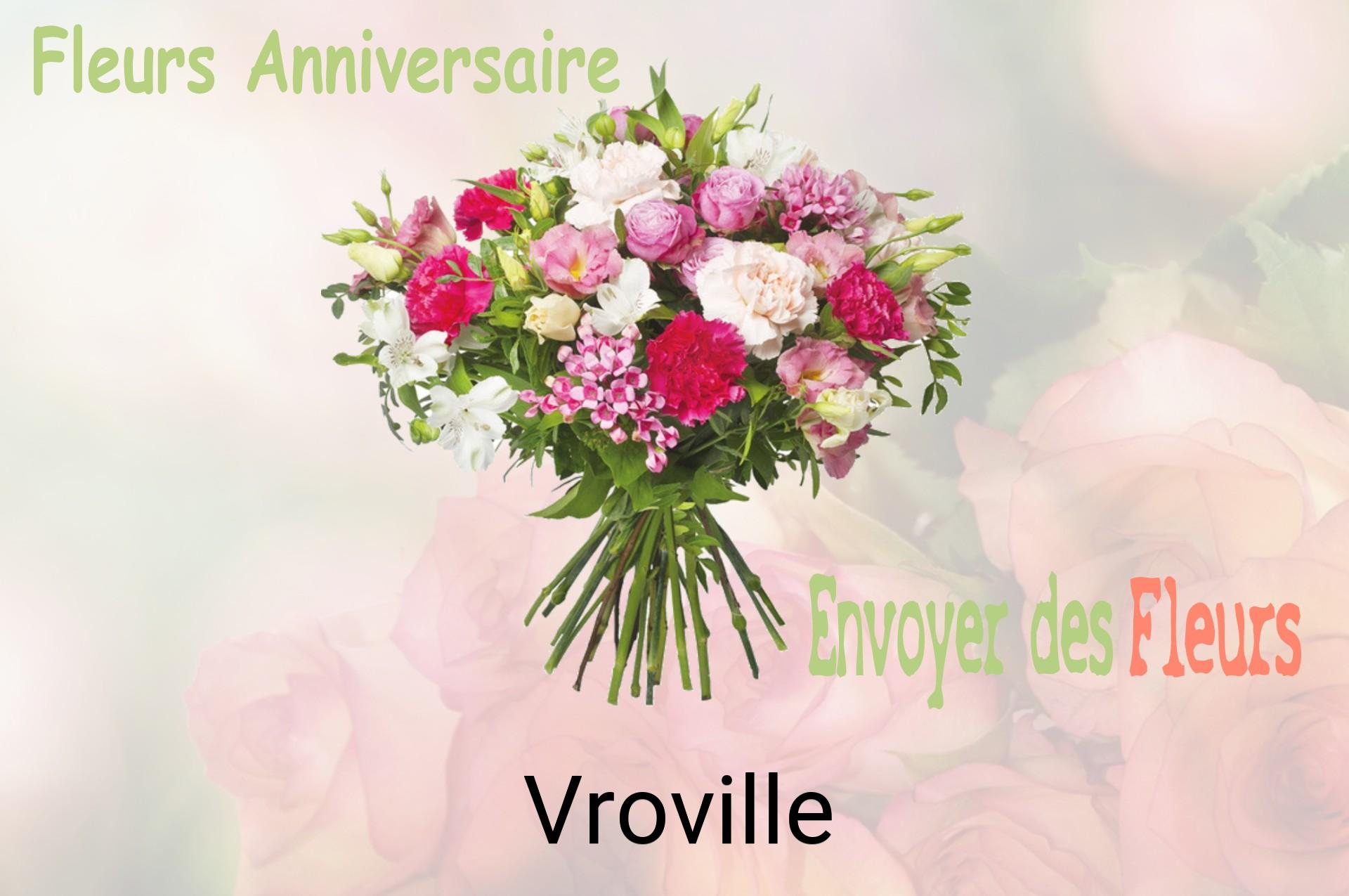 Bouquet de fleurs d’anniversaire livré à Vroville