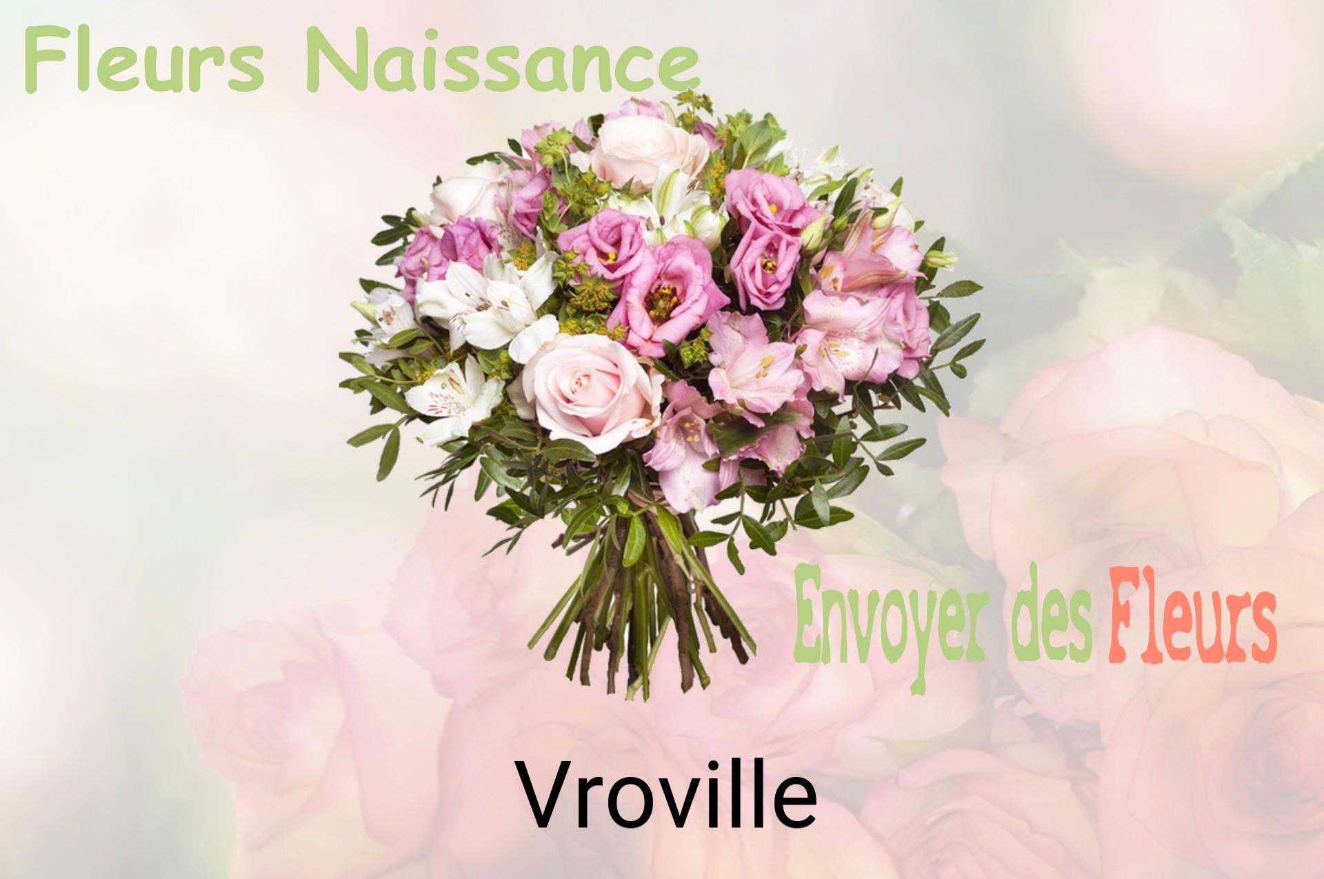 Bouquet de fleurs de naissance livré à Vroville
